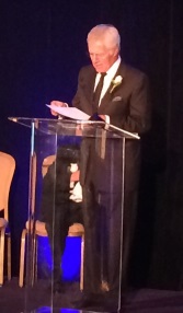 Alex Trebek serves as MC of the 2014 HKAA