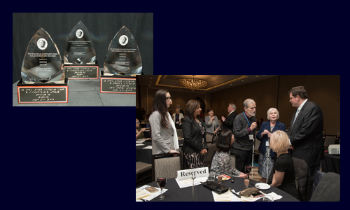 Photo of the 2017 HKAA glass plaques. Photo of 2017 AFBLC attendees.