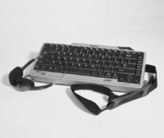 Figure 1a. The PAC Mate with QWERTY keyboard is shown here.