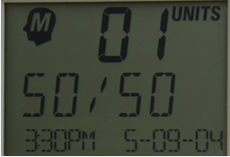 Photo of a reflective (needs external light), fixed-segment display