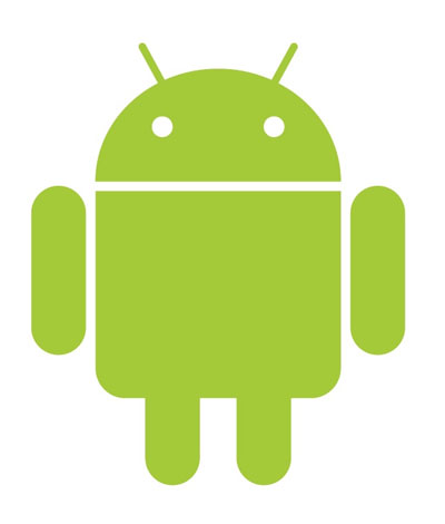 Photo of logo representing the Android operating system